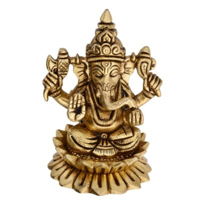 brass ganesh idol