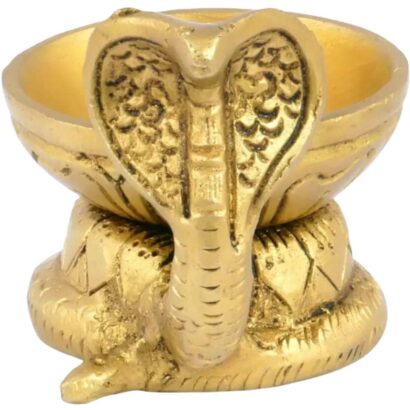 Brass diya pooja