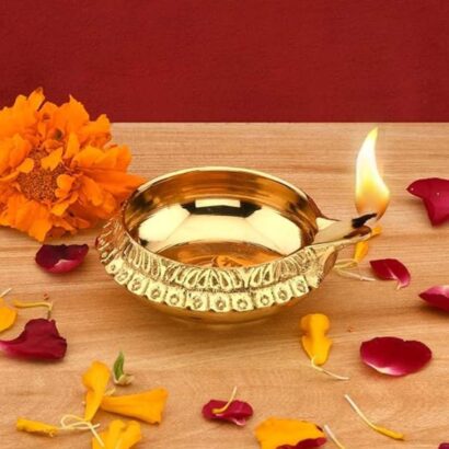 Brass Diya for Pooja