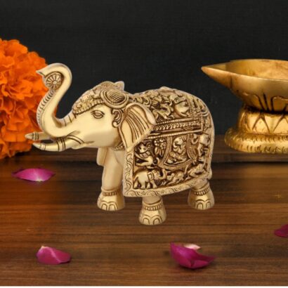 Elephant Brass Statue
