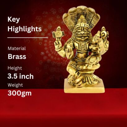 Lakshmi Narasimha Brass Idol