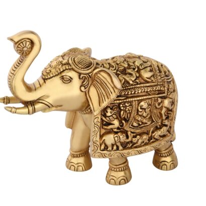 Elephant Brass Statue