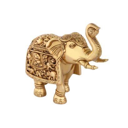Elephant Brass Statue