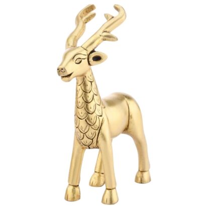 Brass Deer Statue