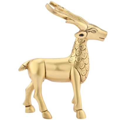 Brass Deer Statue