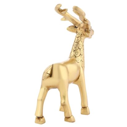 Brass Deer Statue