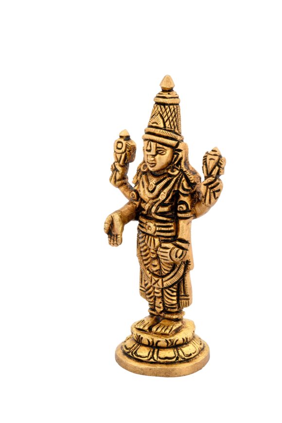 tirupati balaji brass idol