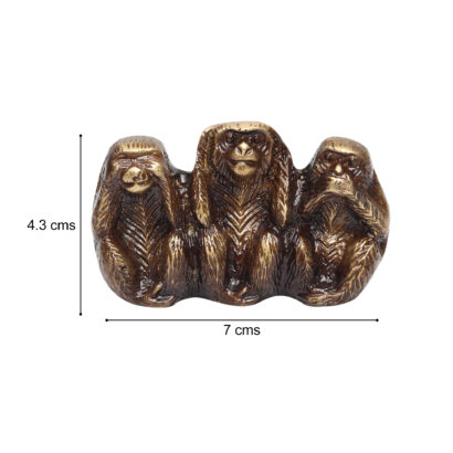 Three Monkeys Statue