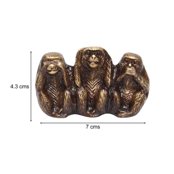 Three Monkeys Statue